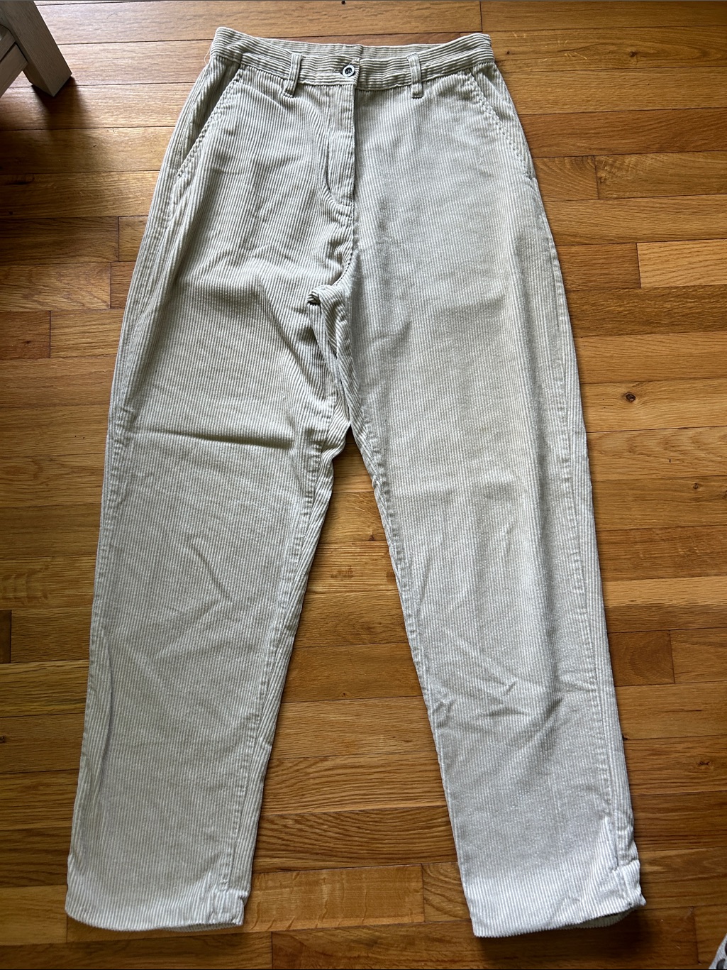 Vintage Woolrich Women’s Corduroy Pants Size 6 British Tan Beige Straight Leg